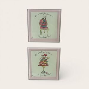Rosanna Glass Coasters Set of 2 All I Want for Christmas Diamonds Shoes Square